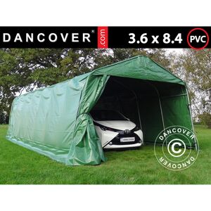 DANCOVER Portable Garage Garage tent pro 3.6x8.4x2.68 m pvc, Green - Green