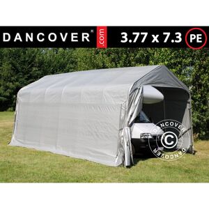 DANCOVER Portable Garage Garage tent pro 3.77x7.3x3.18 m pe, Grey - Grey