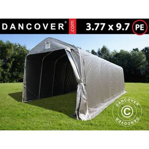 DANCOVER Portable Garage Garage tent pro 3.77x9.7x3.18 m pe, Grey - Grey