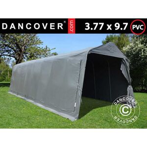 DANCOVER Portable Garage Garage tent pro 3.77x9.7x3.18 m pvc, Grey - Grey
