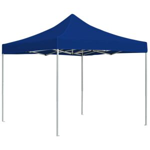 Professional Folding Party Tent Aluminium 3x3 m Blue VD29612 - Hommoo