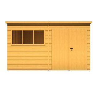 SHIRE Ranger 12 x 10 Feet Double Door Shed - L317 x W373.8 x H213.9 cm