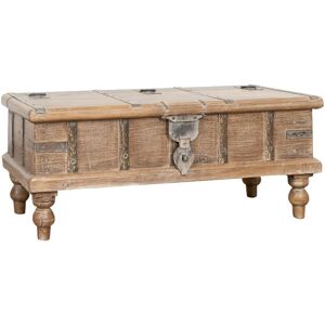 Biscottini - Recycled solid wood chest with antique finish