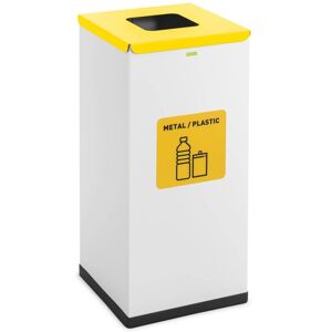 ULSONIX Recycling Bin Kitchen Lid Bio Label 60 Litre