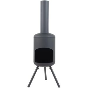 Garden Fireplace Fuego Small Black RedFire - Black