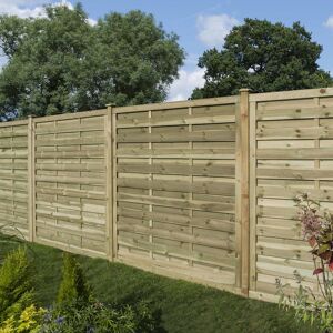 3x6 Gresty Screen/Gate - Natural timber - Rowlinson