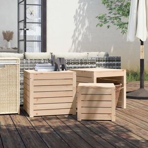 Berkfield Home - Royalton 3 Piece Garden Box Set Solid Wood Pine