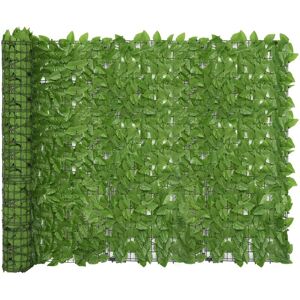 Royalton Balcony Screen with Green Leaves 500x150 cm