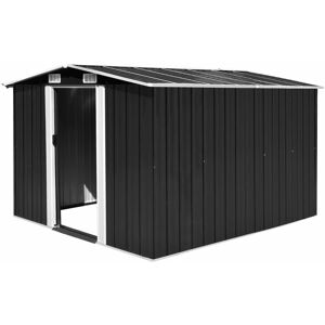 BERKFIELD HOME Royalton Garden Shed 257x298x178 cm Metal Anthracite