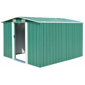 BERKFIELD HOME Royalton Garden Shed 257x298x178 cm Metal Green