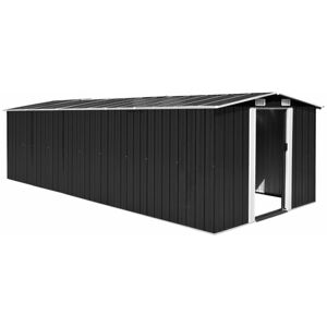 BERKFIELD HOME Royalton Garden Shed 257x580x181 cm Metal Anthracite