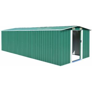 BERKFIELD HOME Royalton Garden Shed 257x580x181 cm Metal Green