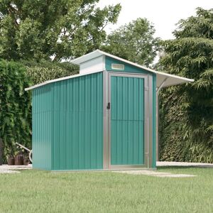 BERKFIELD HOME Royalton Garden Shed Green 270x130x208.5 cm Galvanised Steel