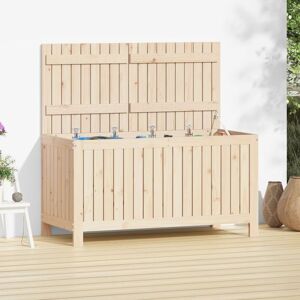 Berkfield Home - Royalton Garden Storage Box 121x55x64 cm Solid Wood Pine