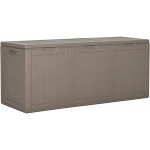 Berkfield Home - Royalton Garden Storage Box 270L Brown pp Rattan