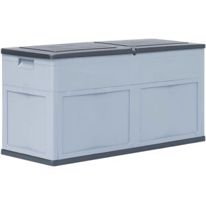 Berkfield Home - Royalton Garden Storage Box 320 l Grey Black