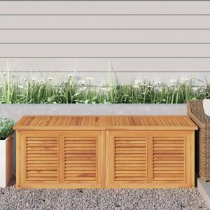 BERKFIELD HOME Royalton Garden Storage Box with Bag 150x50x53 cm Solid Wood Teak