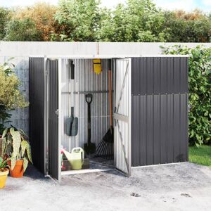 Berkfield Home - Royalton Garden Tool Shed Anthracite 225x89x161 cm Galvanised Steel