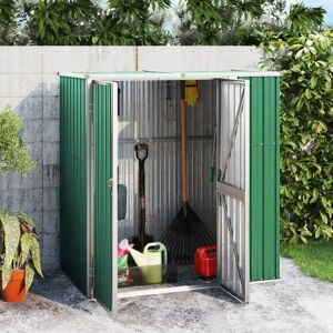 Berkfield Home - Royalton Garden Tool Shed Green 161x89x161 cm Galvanised Steel