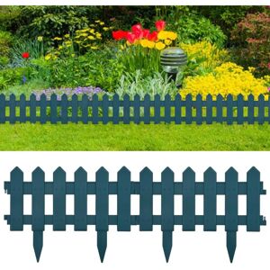 Berkfield Home - Royalton Lawn Edgings 25 pcs Green 10 m pp