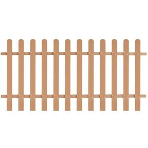 BERKFIELD HOME Royalton Picket Fence wpc 200x100 cm