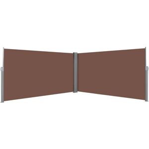 Retractable Side Awning 160x600 cm Brown - Royalton