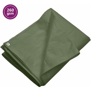 BERKFIELD HOME Royalton Tarpaulin 260 g/m² 6x12 m Green hdpe