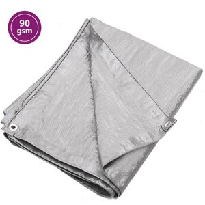 Berkfield Home - Royalton Tarpaulin 90 g/m² 2x3 m Grey hdpe