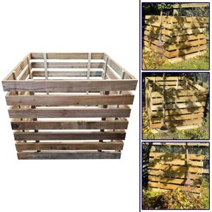 Premier Garden Supplies - Rustic Garden Composter - Pressure Treated (Tanalised)