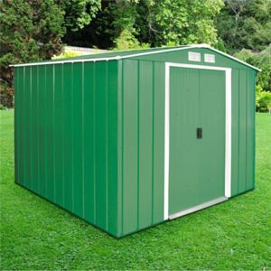 Apex Metal Shed - 8x8 Green - Sapphire