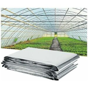 LUNE Silver Reflective Film, Greenhouses Planting Accessories Greenhouse Liner Bud Green Room Gardening Growth Room Greenhouse Tent Planting Canopy Highly