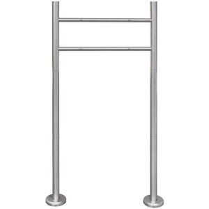 Stainless Steel Stand for Mailbox Vidaxl Silver