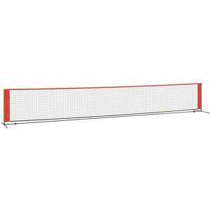 Tennis Net Black and Red 600x100x87 cm Polyester Vidaxl n/a