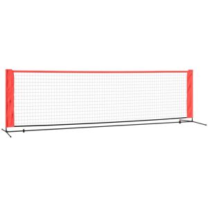 Tennis Net Black and Red 300x100x87 cm Polyester Vidaxl n/a