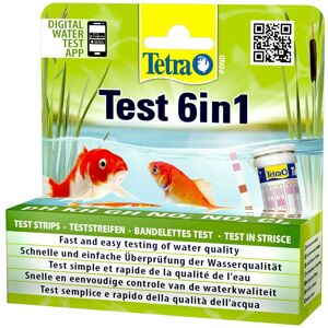 Tetra - Pond Test 6-in-1 Strip Quick Testing in Less Than 60 Seconds (25 Strips)