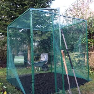 GARDENSKILL Walk In Fruit Cage with 7mm Butterfly Net (with door) - 4m x 2m x 2m high