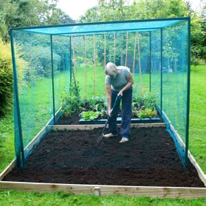 GARDENSKILL Walk In Fruit Cage (With Door) - 4m x 2m x 2m high