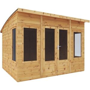 Waltons - 10 x 8 Feet Premium Helios Summerhouse - Timber - L295 x W303.6 x H215.8 cm - Brown
