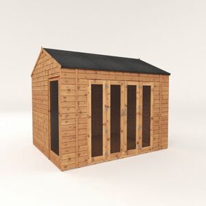 Waltons - 10 x 8 Feet Vermont Summerhouse - Timber - L248.9 x W298.6 x H260.4 cm - Brown