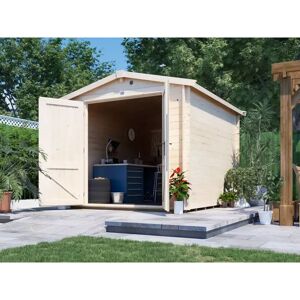 Dunster House Ltd. - Dunster House Wooden Shed 8x10 Garden Cabin Secure Workshop Tool Storage Roof Felt Petrus