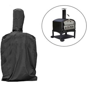 Cyslmuk - Black Oxford 37×50×160Cm Outdoor Pizza Oven Cover, Garden Oven Protective Cover with Drawstring, Waterproof, Dustproof