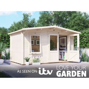 Dunster House Ltd. - Dunster House Log Cabin, W4m x D2.5m / W13' x D8', Severn