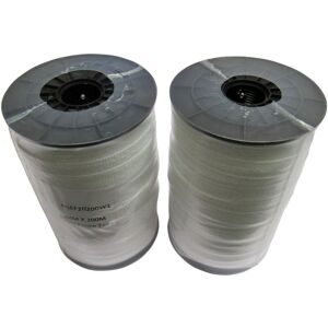 Securefix Direct - Electric Fence Tape Poly Fencing 20MM x 200M X2 (Electrified Polytape Horse Paddock White 140KG)
