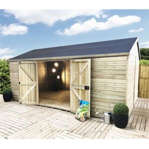 Marlborough - install included 10 x 13 reverse windowless t&g Apex Wooden Workshop / Garden Shed (10' x 13' / 10ft x 13ft) (10x13)