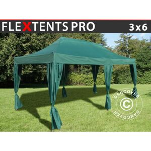 DANCOVER Pop up gazebo FleXtents Pop up canopy Folding tent PRO 3x6 m