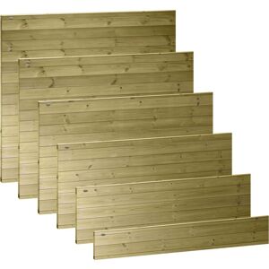 Premier Garden Supplies - Premier 6ft x 2ft Horizontal Ultimate Tongue & Groove Garden Fence Panel