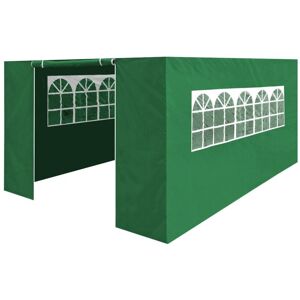 Sealey DG152 Dellonda Premium Side Walls/Doors/Windows for Gazebo/Marquee, Fits 3 x 4.5m Models - Dark Green