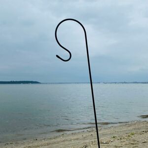 SELECTIONS Shepherds Crook Black Metal Garden Border Hook (1m)