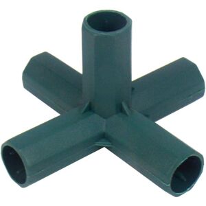 Sollbry - 10pcs 5 Way 16mm for Building Heavy Duty Greenhouse Frame Furniture Connectors