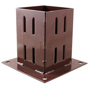 Taurus - timco Bolt Down Post Support Quick Fit Oxide Red - 75mm